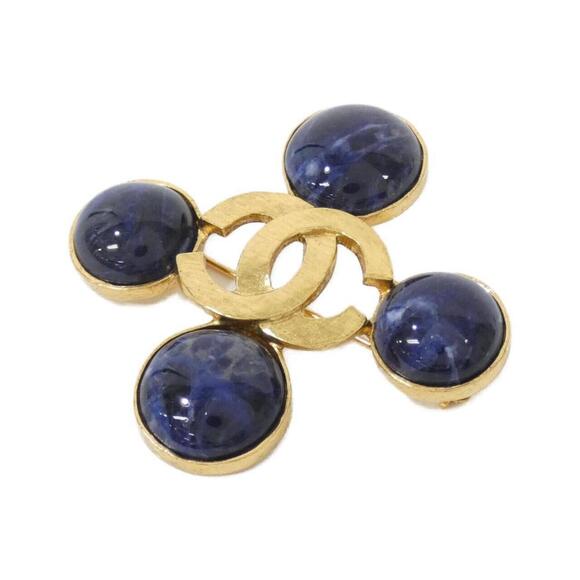 CHANEL Blue Brooch - Picture 1 of 3